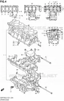 CRACKCASE COVER for Suzuki GSR 750 2012