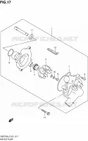WATER PUMP for Suzuki GSR 750 2012