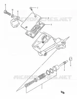 CLUTCH MASTER CYLINDER for Suzuki GSX-F 1100 1991