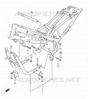 FRAME for Suzuki GSX-F 1100 1991