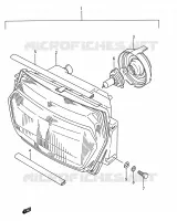 HEAD LAMP for Suzuki GSX-F 1100 1991