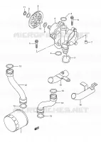 OIL PUMP for Suzuki GSX-F 1100 1991