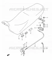 SEAT for Suzuki GSX-F 1100 1991
