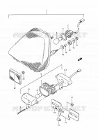 TAIL LIGHT ASSY for Suzuki GSX-F 1100 1991