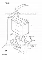 BATTERY for Suzuki GSX-G 1100 1992