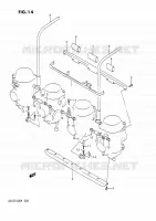 CARBURETOR FITTINGS for Suzuki GSX-G 1100 1992