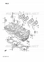 CYLINDER HEAD for Suzuki GSX-G 1100 1992