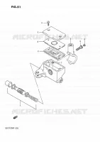 FR. MASTER CYLINDER for Suzuki GSX-G 1100 1992