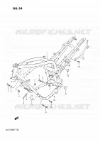 FRAME for Suzuki GSX-G 1100 1992