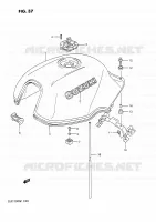FUEL TANK for Suzuki GSX-G 1100 1992