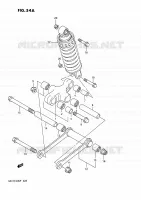 REAR SHOCK ASSY (MODELE N/P) for Suzuki GSX-G 1100 1992