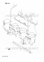 CARBURETOR FITTINGS for Suzuki GSX-G 1100 1993