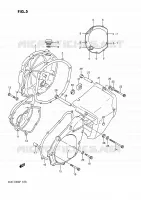 CRACKCASE COVER for Suzuki GSX-G 1100 1993