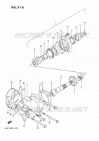 DRIVESHAFT (MODELE N/P) for Suzuki GSX-G 1100 1993