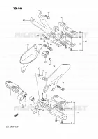 FOOTREST for Suzuki GSX-G 1100 1993