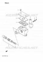 FR. MASTER CYLINDER for Suzuki GSX-G 1100 1993
