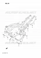 FRAME for Suzuki GSX-G 1100 1993