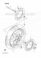 FRONT WHEEL for Suzuki GSX-G 1100 1993