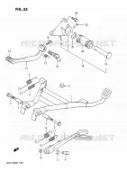 STAND   REAR BRAKE for Suzuki GSX-G 1100 1993