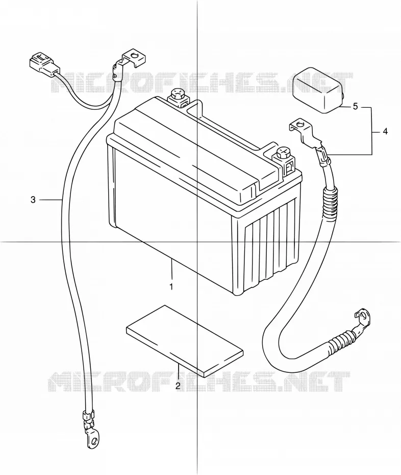 BATTERY Suzuki MOTO 1200 GSX 2001  GSX1200K1