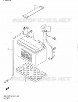 BATTERY for Suzuki GSX-F 1250 2011