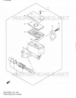 FR. MASTER CYLINDER for Suzuki GSX-F 1250 2011