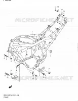 FRAME for Suzuki GSX-F 1250 2011