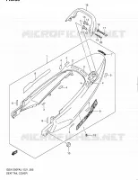 REAR FAIRING for Suzuki GSX-F 1250 2011
