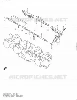 THROTTLE BODY for Suzuki GSX-F 1250 2011