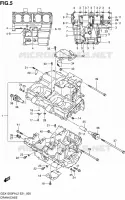 CRACKCASE COVER for Suzuki GSX-F 1250 2012
