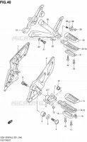 FOOTREST for Suzuki GSX-F 1250 2012