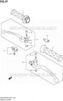 HANDGRIPS   LEVERS  for Suzuki GSX-F 1250 2012