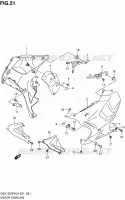 LOWER FAIRING for Suzuki GSX-F 1250 2012