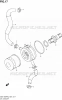 OIL COOLER for Suzuki GSX-F 1250 2012