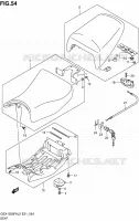 SEAT for Suzuki GSX-F 1250 2012