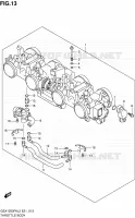 THROTTLE BODY for Suzuki GSX-F 1250 2012