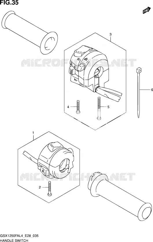 SWITCHES Suzuki MOTO 1250 GSX-F 2014  GSX1250FA L4 (E03,E28,E33)