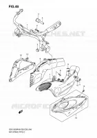 AIR INTAKE PIPE (MODEL K8) for Suzuki HAYABUSA 1300 2008