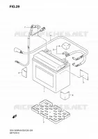 BATTERY for Suzuki HAYABUSA 1300 2008