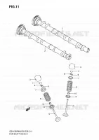 CAMSHAFT   VALVES for Suzuki HAYABUSA 1300 2008