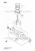 CRANKSHAFT for Suzuki HAYABUSA 1300 2008