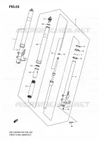 FRONT FORK for Suzuki HAYABUSA 1300 2008