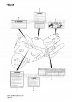 LABEL for Suzuki HAYABUSA 1300 2008
