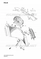 RADIATOR for Suzuki HAYABUSA 1300 2008