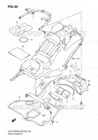 REAR FEDNER for Suzuki HAYABUSA 1300 2008