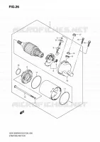 STARTER MOTOR (MODEL K8/K9) for Suzuki HAYABUSA 1300 2008