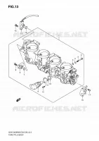 THROTTLE BODY for Suzuki HAYABUSA 1300 2008