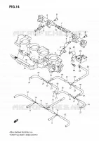 THROTTLE BODY for Suzuki HAYABUSA 1300 2008