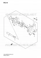 WATER PUMP for Suzuki HAYABUSA 1300 2008