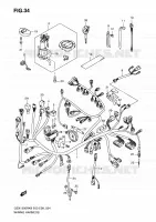 WIRING HARNESS (MODEL K8/K9) for Suzuki HAYABUSA 1300 2008